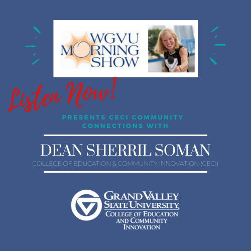 Dean Soman interviewed on the WGVU Morning Show with Shelley Irwin